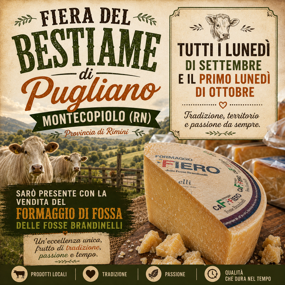FIERA DEL BESTIAME - formaggio di fossa