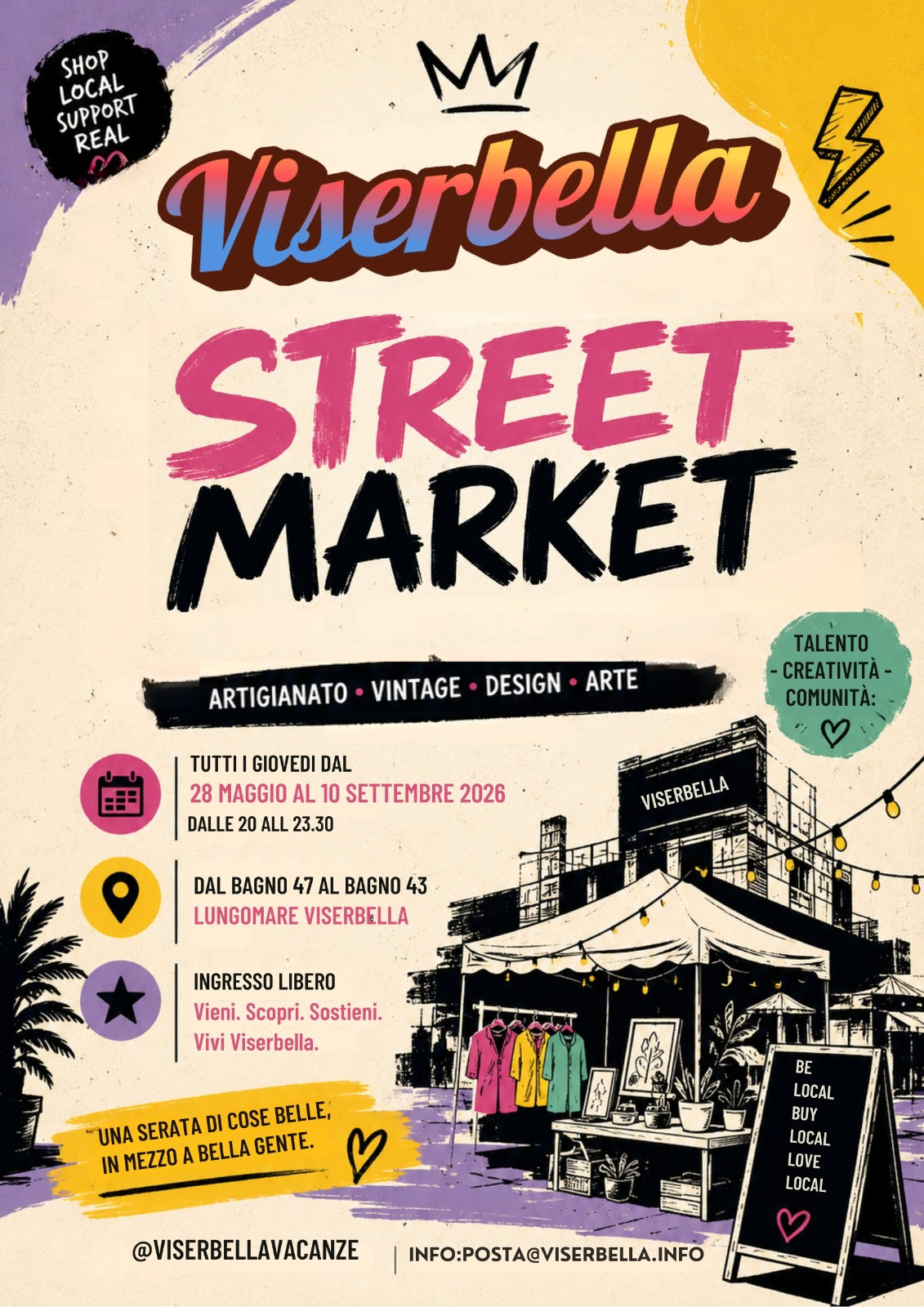 Viserbella street market